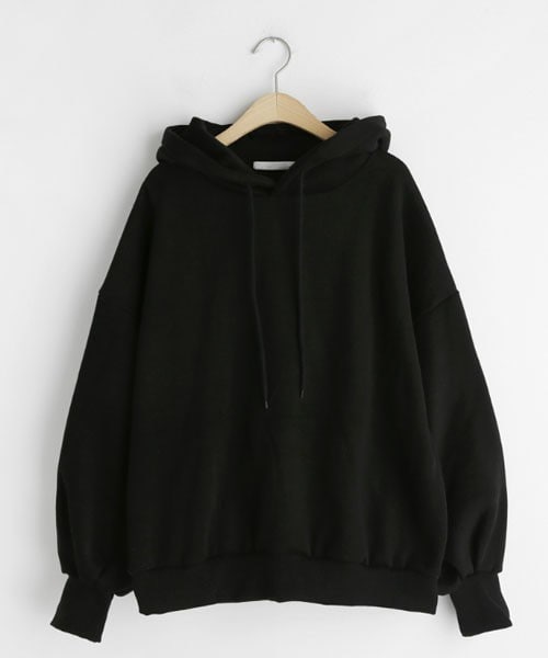 DHOLIC（ディーホリック）の「裏起毛スリットフーディ（パーカー・レディース・ホワイト/レッド/ブラック/グレー・FREE）」の2枚目の写真