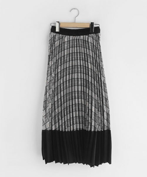 DHOLIC（ディーホリック）の「配色チェックプリーツスカート（スカート・レディース・ブラウン/ブラック・FREE）」の2枚目の写真