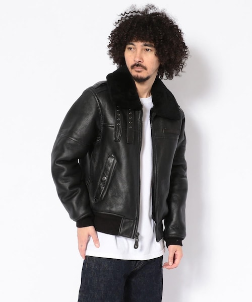 Name. 18A/W MOUTON BOMBER JACKET リアルムートン AVIREX（アヴィレックス）の「SH/ムートンボンバージャケット/MOUTON