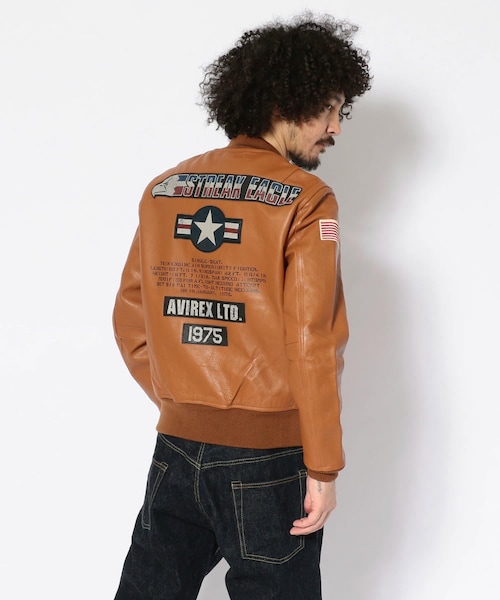 AVIREX STREAK EAGLE レザーフライトジャケット AVIREX STREAK EAGLE レザーフライトジャケット AVIREX STREAK EAGLE