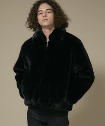 CHRISTIAN DADA（クリスチャンダダ）の「DADA Logo Faux Fur Jacket