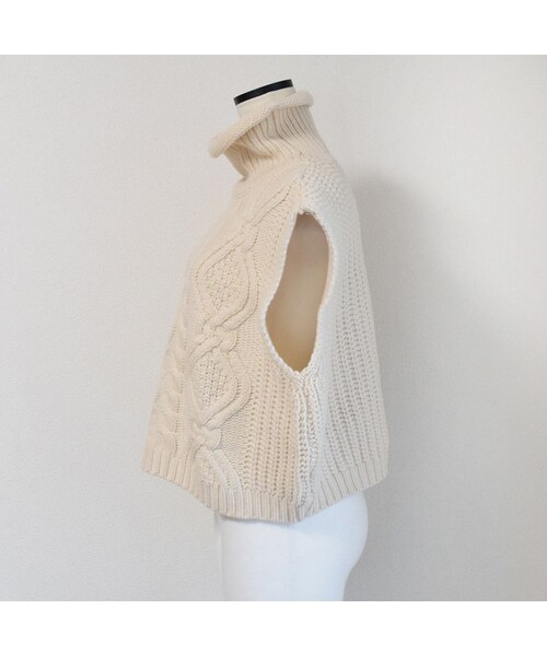 no brand（ノーブランド）の「ケーブルハイネックベスト（ベスト・レディース・その他）」の11枚目の写真