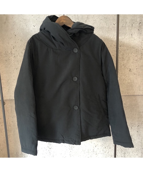 copine（コピン）の「1月7日再々入荷！軽量で暖かくマットな質感！フード中綿ショート丈コート（ダウンジャケット/コート・レディース・その他）」の14枚目の写真