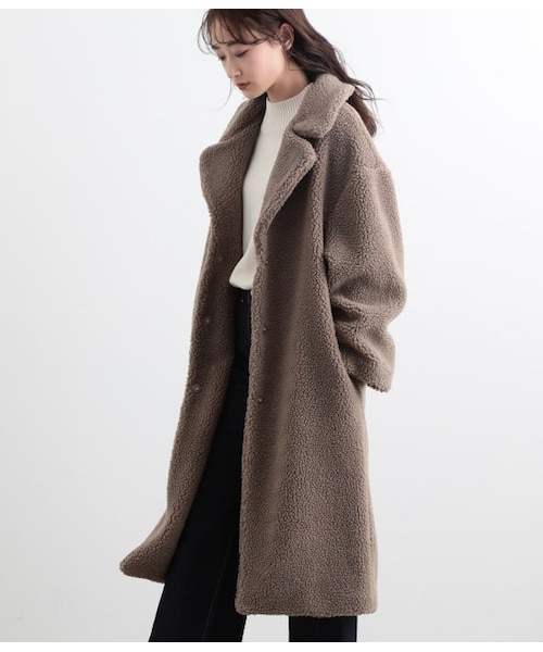 VIS（ビス）の「ボアロングコート（）」 - WEAR