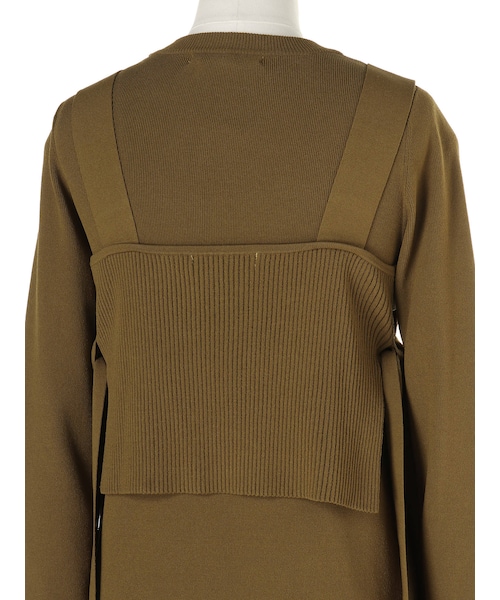 UN3D.（アンスリード）の「BUSTIER LAYERED KT TOP（ニット