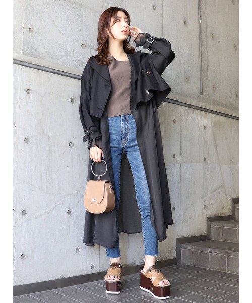 ウエムロムネノリ uemulo munenoli 3way レイヤード コート
