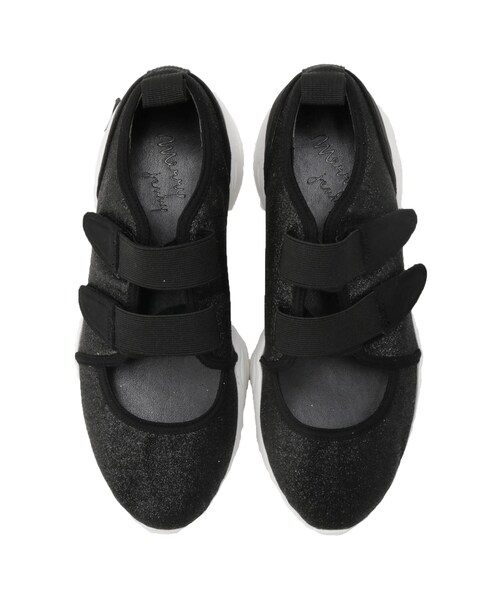 merry jenny(メリージェニー)の「グリッターベルクロスニーカー(その他シューズ・ブラック/シルバー/ゴールド・M/L)」の8枚目の写真