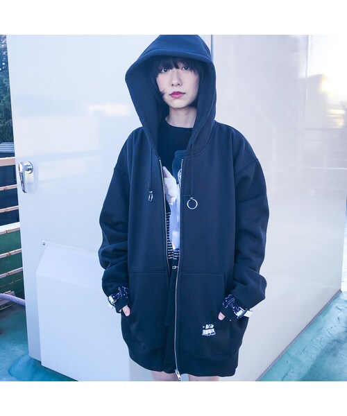 STORES.jp(ストアーズドットジェーピー)の「D/3 / NIGHT VISION ビッグパーカーver2,0 / ブラック(パーカー・その他)」の11枚目の写真