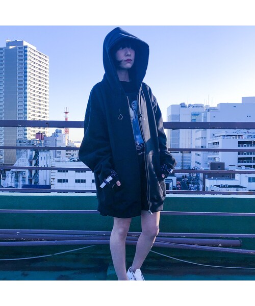 STORES.jp(ストアーズドットジェーピー)の「D/3 / NIGHT VISION ビッグパーカーver2,0 / ブラック(パーカー・その他)」の10枚目の写真