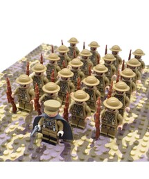 レゴ互換 Af-UK軍隊 ミニフィグ 50体 武器 特殊部隊 戦争 第二次世界大戦 WW2 銃 軍隊 兵士 兵隊 LEGO風 ブロックセット