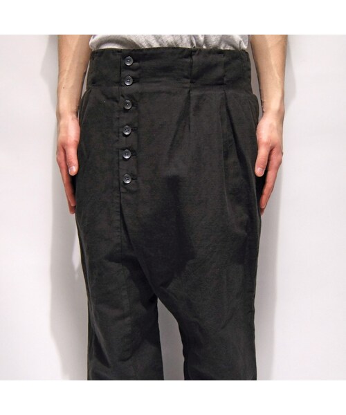 The Viridi-anne（ザヴィリディアン）の「C&L TWILL WIDE PANTS（その他パンツ・メンズ・ブラック・1/２）」の4枚目の写真