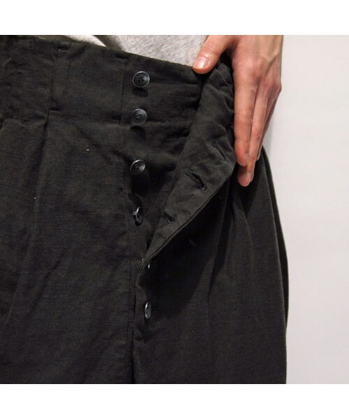 The Viridi-anne（ザヴィリディアン）の「C&L TWILL WIDE PANTS（その他パンツ・メンズ・ブラック・1/２）」の6枚目の写真
