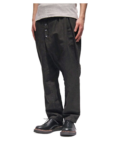 The Viridi-anne（ザヴィリディアン）の「C&L TWILL WIDE PANTS（その他パンツ・メンズ・ブラック・1/２）」の8枚目の写真