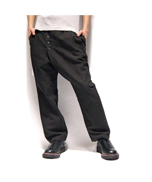 The Viridi-anne（ザヴィリディアン）の「C&L TWILL WIDE PANTS（その他パンツ・メンズ・ブラック・1/２）」の9枚目の写真