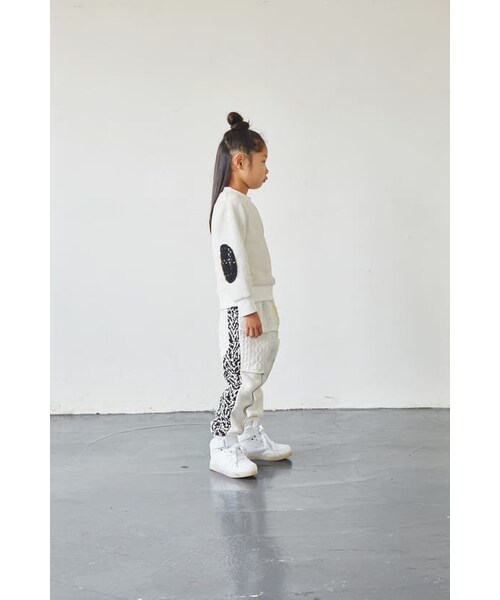 garcon la raison（ギャルソン・ラ・レゾン）の「トレーナー（スウェット・キッズ・ホワイト・110cm）」の4枚目の写真