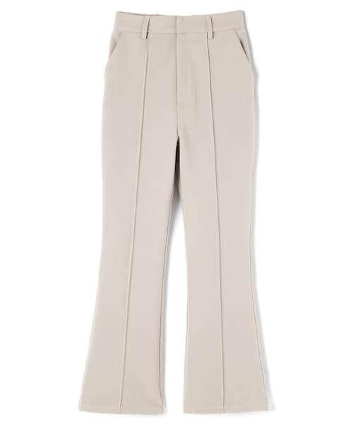 GRL（グレイル）の「フロントタックフレアパンツ（その他パンツ・レディース・モカ/オフホワイト/ベージュ/パープル/グリーン/ブルー/ダークピンク/ピスタチオ/ブラック/ラベンダー/くすみパープル/オリーブ/ブラウン/ピンク/ミントグリーン/ライトブルー/グレー/アイボリー/キャメル・S）」の3枚目の写真