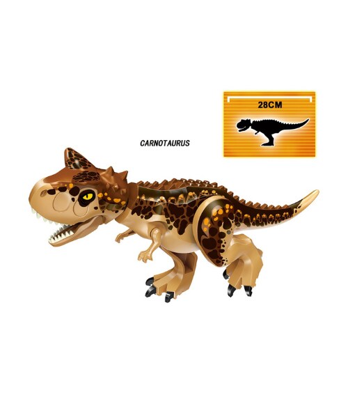 No Brand ノーブランド の レゴ互換 ジュラシックワールド アロサウルス フィギュア 恐竜 ジュラシックパーク 昔 ブロックセット Lego風 知育玩具 28cm その他 Wear