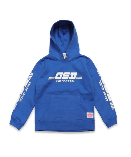 GODSEND（ゴッドセンド）の「EXPRESS HOODIE BLUE エクスプレス パーカー ブルー（パーカー）」 WEAR