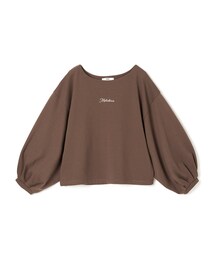 GRL | ボリュームスリーブロゴプルオーバー(Tシャツ/カットソー)