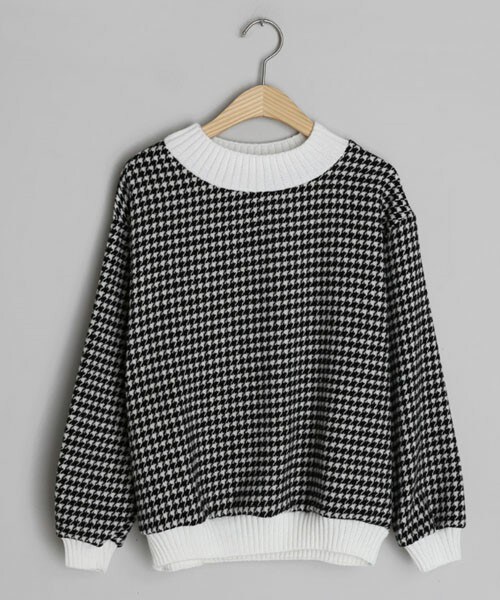 DHOLIC（ディーホリック）の「ハウンドトゥーススウェット（スウェット・レディース・ベージュ/ホワイト・FREE）」の2枚目の写真
