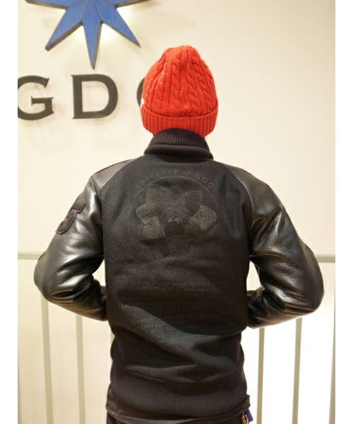 キムタク着 GDC LOTUS Stadium Jumper スタジャン L GDC スタジャン黒