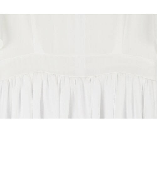STYLENANDA(スタイルナンダ)の「シフォンフェミニンロングワンピース(ワンピース/ドレス・レディース・ホワイト/ブラック・FRE)」の8枚目の写真