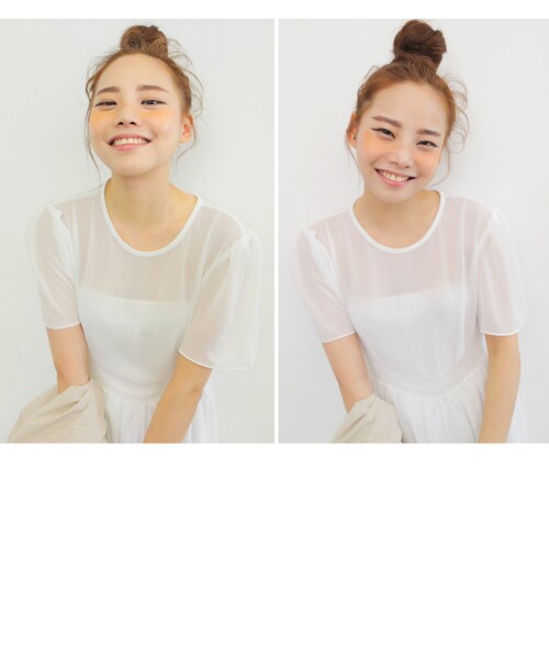 STYLENANDA(スタイルナンダ)の「シフォンフェミニンロングワンピース(ワンピース/ドレス・レディース・ホワイト/ブラック・FRE)」の5枚目の写真