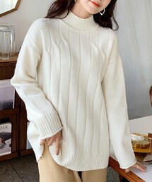 DHOLIC | ツイストポイントリブニット(ニット/セーター)