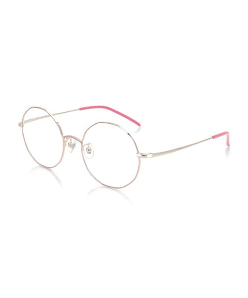 JINS（ジンズ）の「【GAP Metal】（メガネ・レディース・ペールグリーン(131)/ピンク(202)/ライトブラウン(382)/ブラック×ゴールド(498)・Small 50□18-143○46）」の4枚目の写真