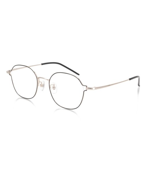 JINS（ジンズ）の「【GAP Metal】（メガネ・メンズ・シルバー(196)/ブラック(294)/ゴールド(395)/ブラック×ゴールド(498)・Large 50□19-151○43）」の3枚目の写真