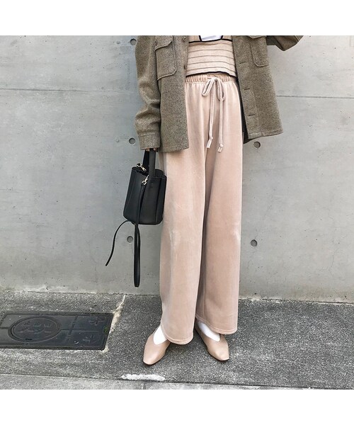 no brand（ノーブランド）の「裏起毛コーデュロイラフPT（その他パンツ・レディース・その他）」の3枚目の写真