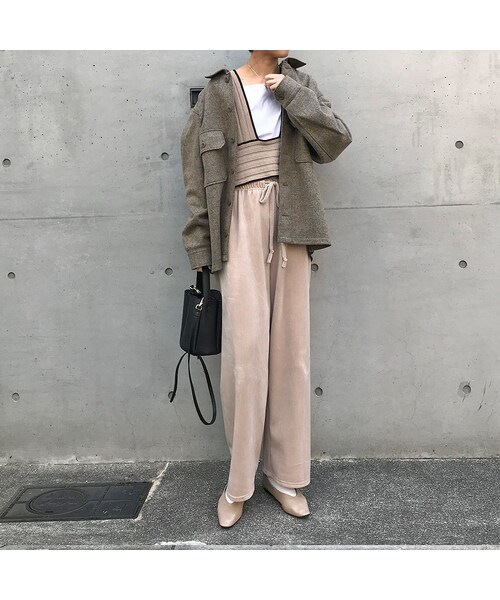 no brand（ノーブランド）の「裏起毛コーデュロイラフPT（その他パンツ・レディース・その他）」の2枚目の写真