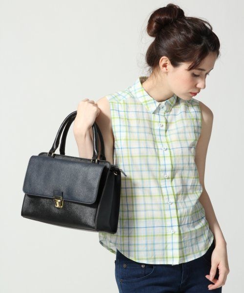 JEANASIS（ジーナシス）の「フロントポケットトート（バッグ・レディース・ホワイト系その他/レッド/ブラック系その他・FREE）」の2枚目の写真