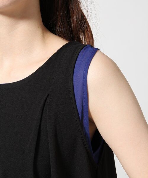 JEANASIS（ジーナシス）の「イソザイフレアプルオーバーノースリーブ（トップス・レディース・ホワイト系その他/ブラック系その他/グレー系その他/ネイビー系その他・FREE）」の8枚目の写真