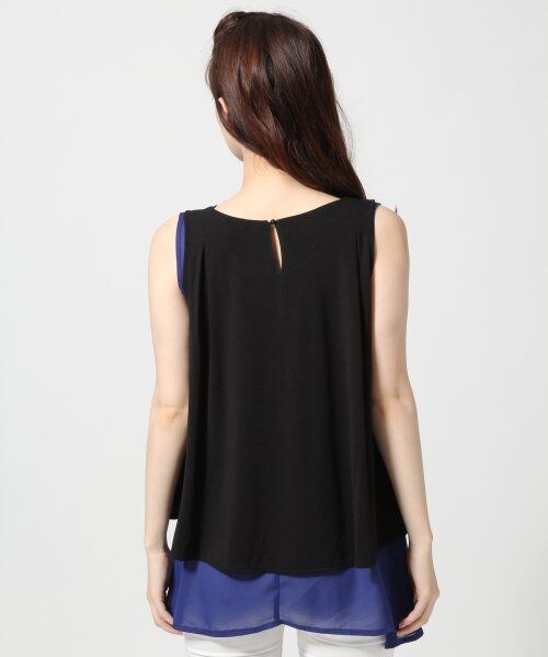 JEANASIS（ジーナシス）の「イソザイフレアプルオーバーノースリーブ（トップス・レディース・ホワイト系その他/ブラック系その他/グレー系その他/ネイビー系その他・FREE）」の6枚目の写真