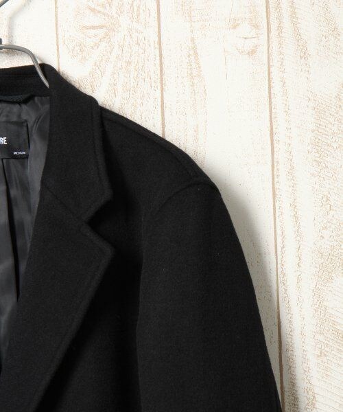 HARE（ハレ）の「【先行予約】メルトンチェスターコート（ジャケット/アウター・メンズ・ブラック/グレー/キャメル/ネイビー・Ｓ/Ｍ/Ｌ）」の6枚目の写真