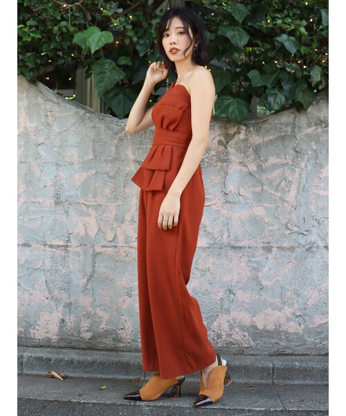 MURUA（ムルーア）の「ベアリボンオールインワン（ワンピース）」 - WEAR