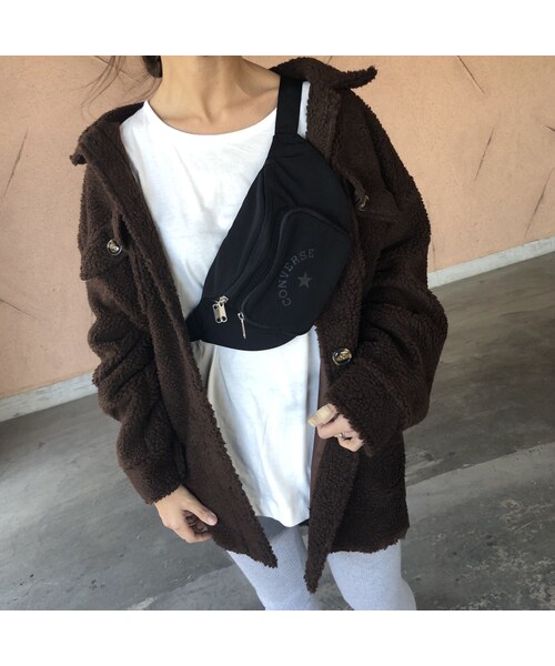 copine（コピン）の「再入荷！ビッグシルエット！裏地付きボアビッグシャツブルゾン（その他アウター・レディース・その他）」の10枚目の写真