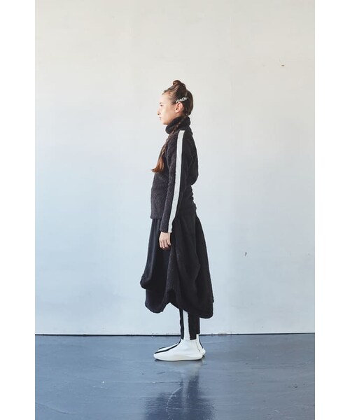 garcon la raison（ギャルソン・ラ・レゾン）の「ドレープスカート（レディース）（スカート・レディース・ブラック・S/M）」の2枚目の写真