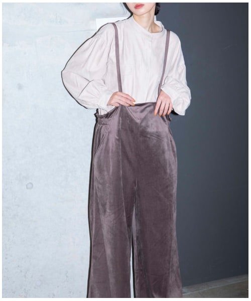 w closet(ダブルクローゼット)の「【Alley】スタンドカラーフラップポケットBIGシャツ(トップス・レディース・Lベージュ/サックス/グレージュ・FREE/M/L)」の15枚目の写真