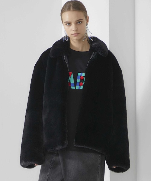 【美品】CHRISTIAN DADA フーデッドメルトン〈定価73,700円〉 CHRISTIAN DADA（クリスチャンダダ）の「別注DADA Logo Faux Fur