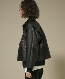 N.HOOLYWOOD（N.ハリウッド）の「192-LT01-045-pieces レザーブルゾン