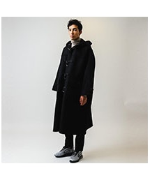 FUMITO GANRYU ブラックダッフルコート Vintage Modern Duffle Coat - Black – FUMITO GANRYU OFFICIAL