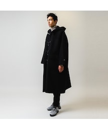 FUMITO GANRYU ブラックダッフルコート FUMITO GANRYU】サイズ感が魅力のダッフルコート / スタッフ