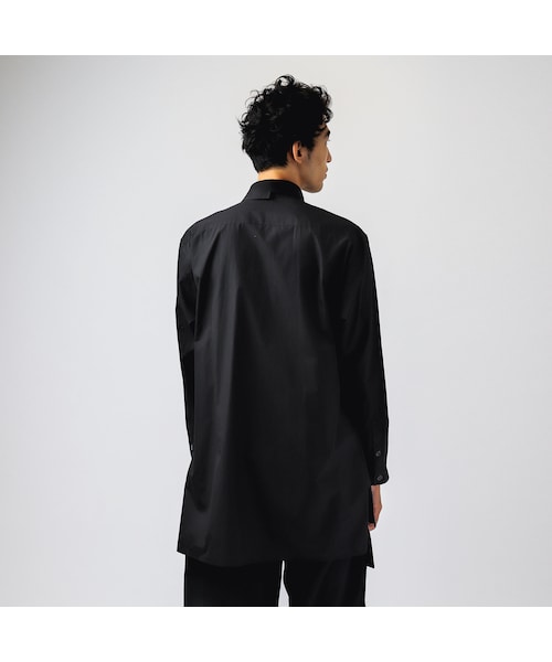 YOHJI YAMAMOTO 前あき胸アンバランスカットソー YOHJI YAMAMOTO 前あき胸アンバランスカットソー pRpXFBvbwWkP