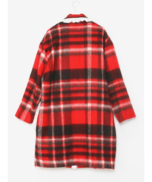 SIIILON（シーロン）の「レッドチェックコート（）」 - WEAR