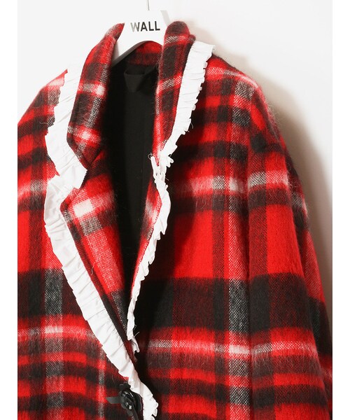 SIIILON（シーロン）の「レッドチェックコート（）」 - WEAR