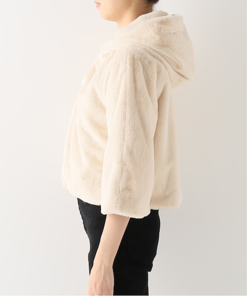 charles chaton Kojika jacket ファーコート Charles Chaton（シャルルシャトン）の「eco fur hoodie coat