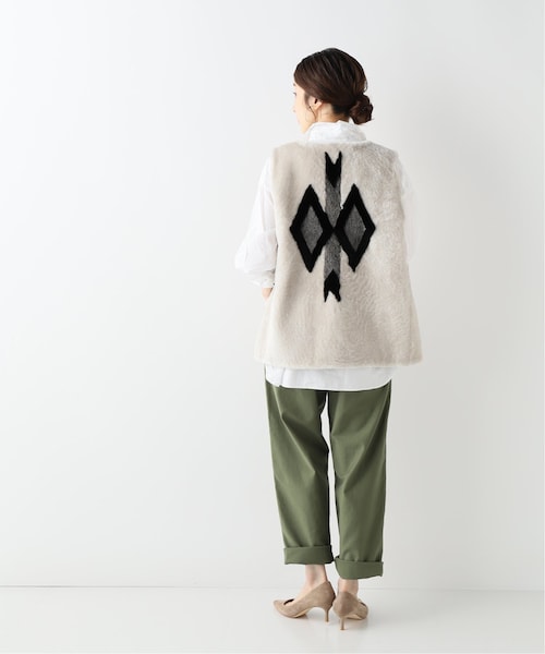 FRAMeWORK（フレームワーク）の「別注K.tsanikidisムートン チマヨ柄