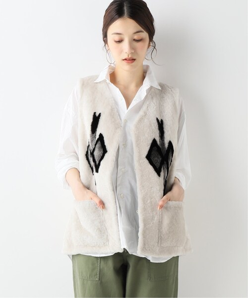 FRAMeWORK（フレームワーク）の「別注K.tsanikidisムートン チマヨ柄